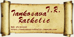 Tankosava Ratkelić vizit kartica